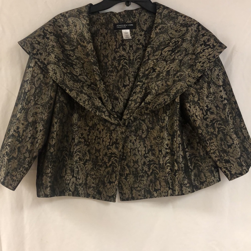 Jones New York Metallic Gold and Black